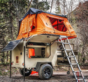 Tenda facile della tenda dello scaffale di tetto dell'installazione, tenda respirabile della tenda dell'automobile per la persona 3