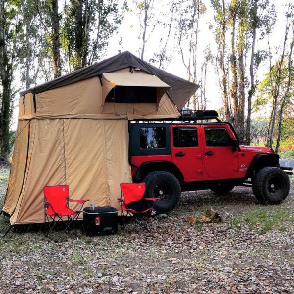 Progettazione migliorata tenda su misura della cima del tetto di pop-up del camion per la famiglia