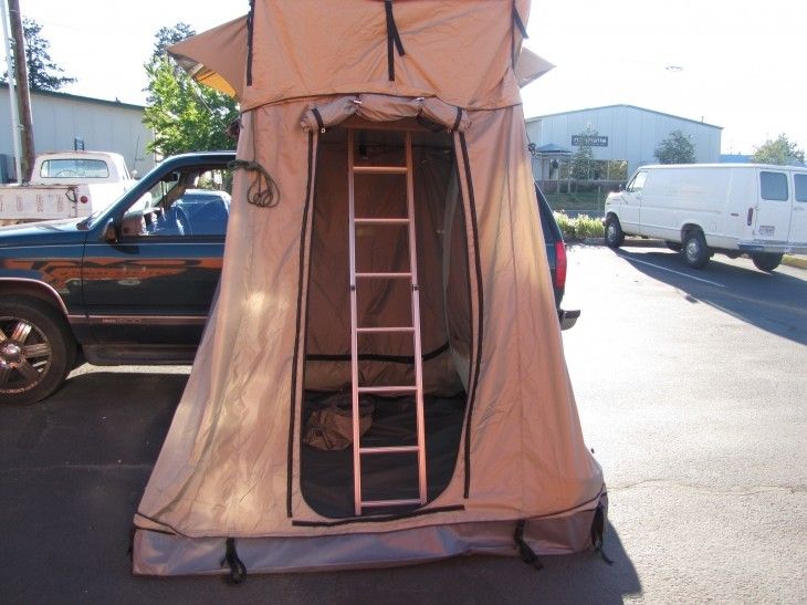 Tenda portatile della cima del tetto di pop-up 4x4 per il viaggio all'aperto che fa un'escursione campeggio