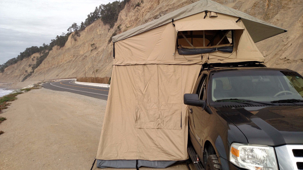 Tenda di campeggio all'aperto della cima del tetto del letto di camion per la cima del CE del Wrangler della jeep approvato