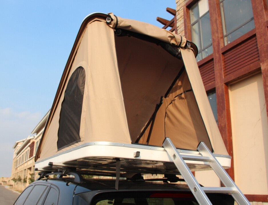 Tenda superiore duro parteggiata aperta del tetto del nuovo lato, tenda superiore del tetto del triangolo del coperchio dell'ABS