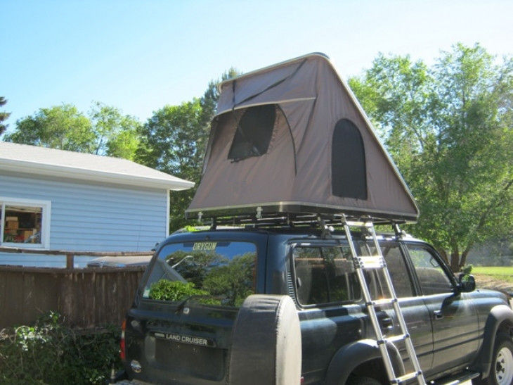 il lato automatico della tenda una della cima del tetto di 4x4 Off Road apre 210x125x95cm spiega la dimensione