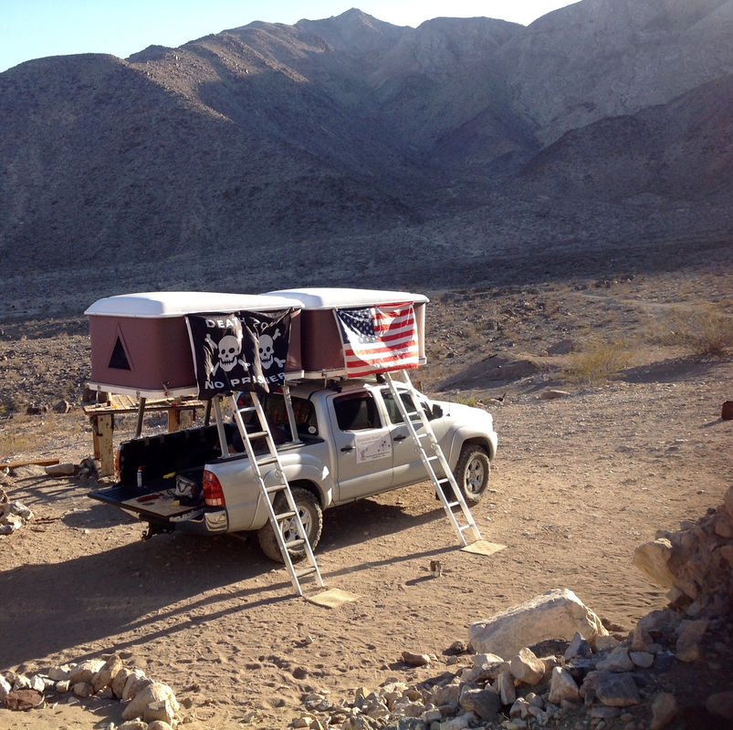 Tenda automatica del tetto del doppio grande piede, progettazione migliorata tenda di Hard Top della jeep