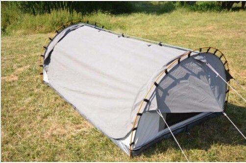 Tenda dello Swag della persona di protezione contro l'incendio 2, riparo di campeggio di Sun della tenda dello Swag della tela
