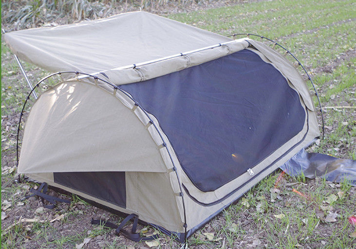 Tenda dello Swag della persona di protezione contro l'incendio 2, riparo di campeggio di Sun della tenda dello Swag della tela