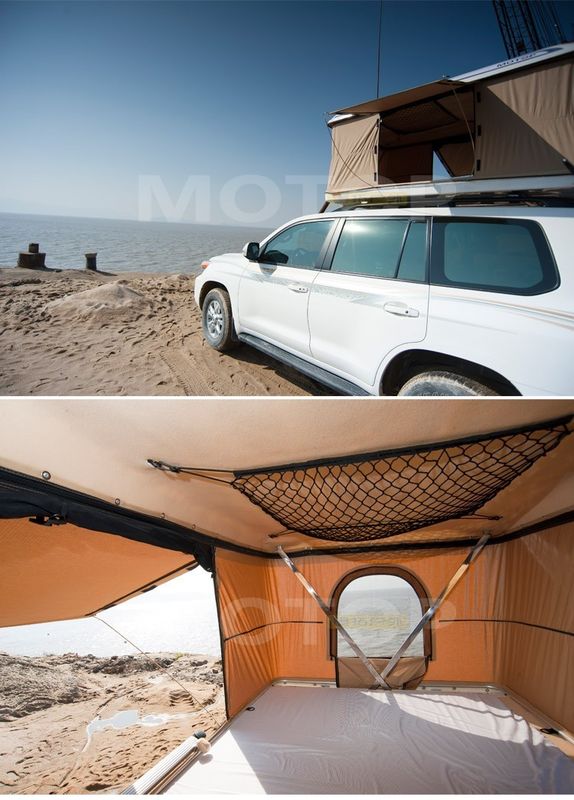 Anti progettazione di pressione idraulica della tenda della cima del tetto del guscio duro dell'acqua con la grande finestra