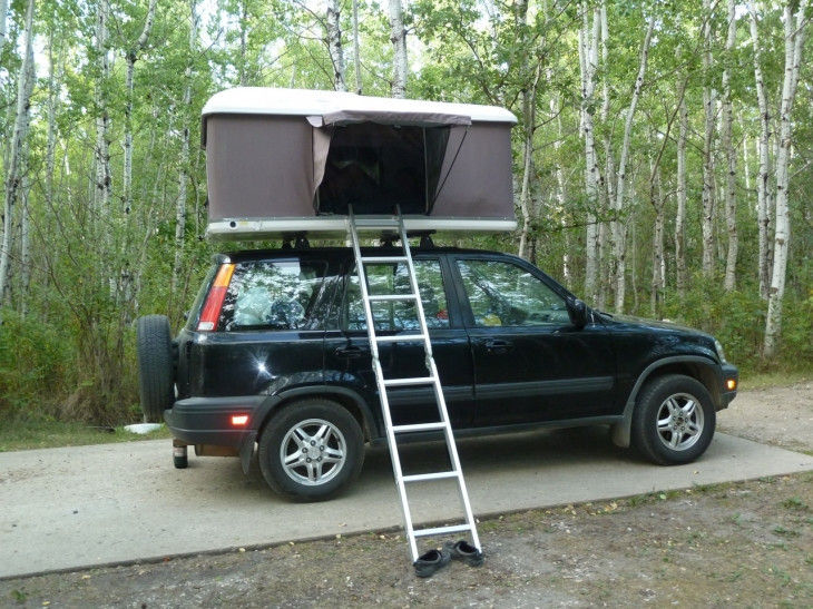 Tenda dura della cima del tetto della cassa dell'automobile, tenda di campeggio del guscio duro di doppio strato